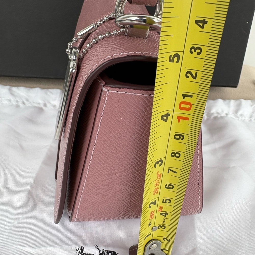 Coach Lysa Top Handle Silver/Dusty Rose - Picture 9 of 11